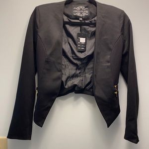 Chocolate Black Blazer
